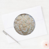 Chic White Rose Envelope Seals en Stickers (Envelop)