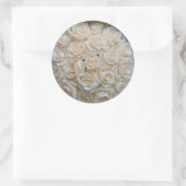 Chic White Rose Envelope Seals en Stickers (Tas)