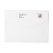 Chic White Rose Gold Body Butter Jar Label  (Achterkant)