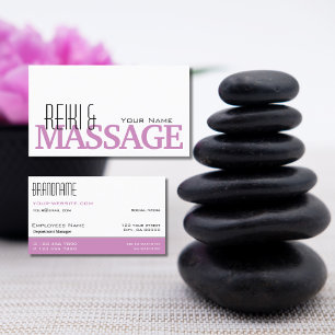 Chic White Roze, eenvoudig en professioneel Visitekaartje