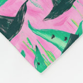 Chic Wicked Witch Petten groen en zwart Fleece Deken (Hoek)