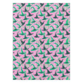 Chic Wicked Witch Petten groen en zwart Tafelkleed (Voorkant)