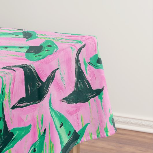 Chic Wicked Witch Petten groen en zwart Tafelkleed (Voorbeeld)
