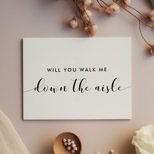 Chic Wil je me langs de aisle-kaart laten lopen? Kaart