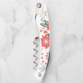 Chic Wild Flower Folk Art Kurkentrekker (Voorkant)