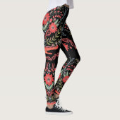 Chic Wild Flower Folk Art Leggings (Rechts)