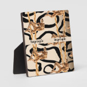 Chic Wild Ongepast Luxe Verjaardagscadeau Meisjesa Fotoplaat (Voorkant)