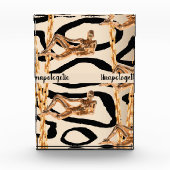 Chic Wild Unapologetic Luxurious Bday Gift Girly Fotoblokken (Voorkant)