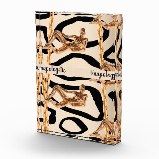 Chic Wild Unapologetic Luxurious Bday Gift Girly Fotoblokken (Rechts)