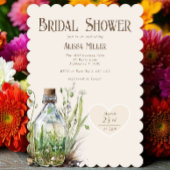 Chic Wildflower Mason Jar Tan Vrijgezellenfeest In Kaart