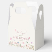 Chic Wildflower Meisje Baby shower Dank u Bedankdoosjes (Geopend)