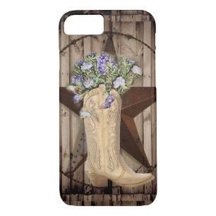 Chic Wildflower Texas Western landmeisje iPhone 8/7 Hoesje