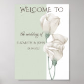 Chic Wildflower Wedding Poster (Voorkant)