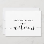 Chic Will je getuigenvoorstel Kaart (Voorkant)