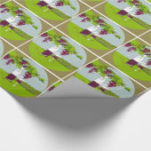 CHIC WINE LOVER CHRISTMAS WRAPPING PAPER_3 CADEAUPAPIER (Hoek)