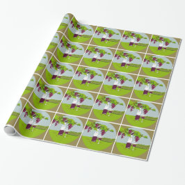 CHIC WINE LOVER CHRISTMAS WRAPPING PAPER_3 CADEAUPAPIER