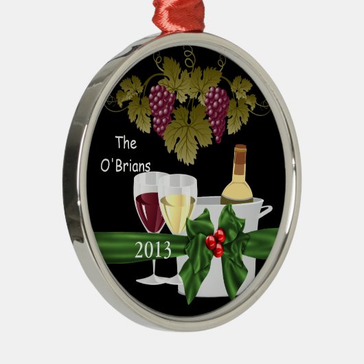 CHIC WINE LOVERS 2013 ORNAMENT PERSONALISEERD (Rechts)