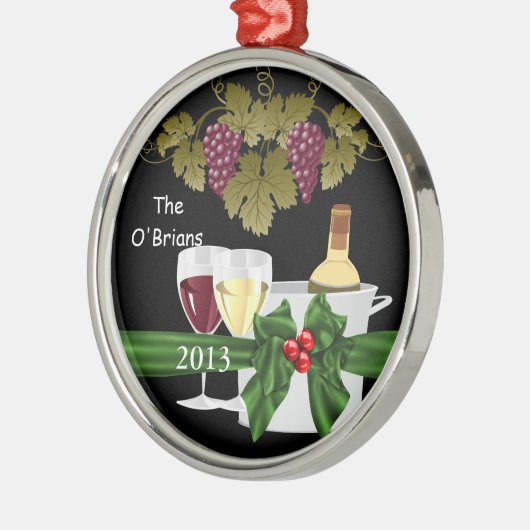 CHIC WINE LOVERS 2013 ORNAMENT PERSONALISEERD (Links)