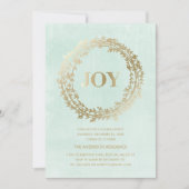 Chic Winter | Uitnodiging feestdag (Voorkant)