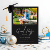 Chic Witte Script Middelbare School Universiteit A Kaart