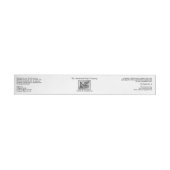 Chic Witte Zilveren Body Butter Pot Label (Individueel)
