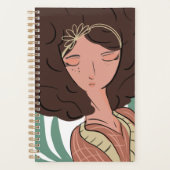 Chic Woman Plant Lover Blogger Planner (Voorkant)