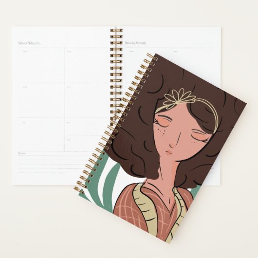 Chic Woman Plant Lover Blogger Planner (Display)