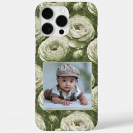 Chic Women Gift Ranunculus Custom  iPhone 16 Pro Max Hoesje