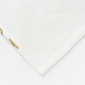 Chic Woodland Blush Pink Floral Maandelijkse mijlp Fleece Deken (Hoek)