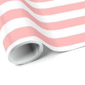 CHIC WRAPPING PAPER_04 BLUSH PINK/WHITE STRIPES CADEAUPAPIER (Rol Hoek)
