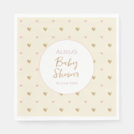 Chic Yellow Baby shower Servet