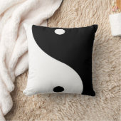 CHIC YIN YANG ZWART-WIT HEDENDAAGSE KUNST KUSSEN (Deken)