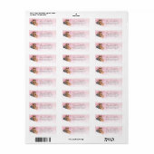 Chic Yorkie Return Address Label (Full Sheet)