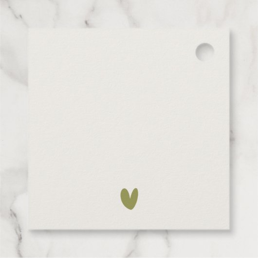 Chic Yosemite National Park CA Waterverf bruiloft Bedankjes Labels (Achterkant)