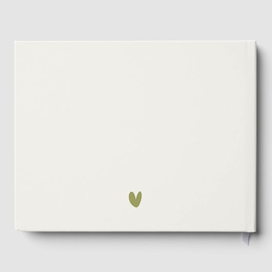 Chic Yosemite National Park CA Waterverf bruiloft Gastenboek (Achterkant)