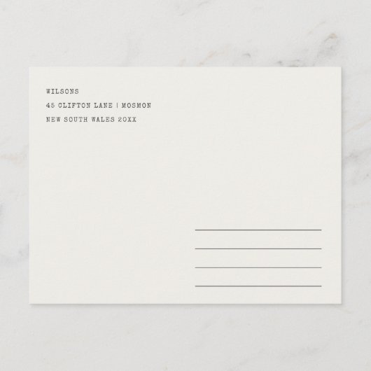 Chic Yosemite National Park CA Waterverf Reizen Briefkaart (Achterkant)