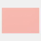 Chic Zacht Roze Bleek Pastel Effen Tinten Modern Inpakpapier Vel (Voorkant)