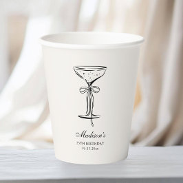 Chic Zand Champagne Feest Papieren Bekers