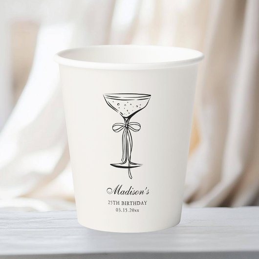 Chic Zand Champagne Feest Papieren Bekers