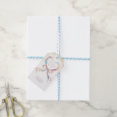 Chic Ze bindt de Roze Knoop Boog Vrijgezellenfeest Cadeaulabel (Met Touw)