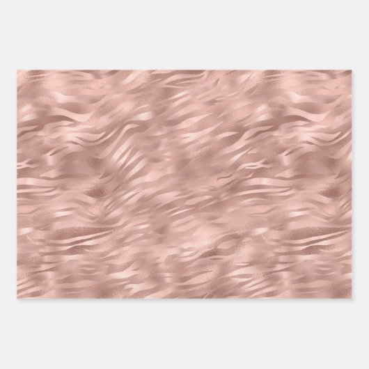 Chic Zebra Afdrukken Inpakpapier Vel (Voorkant 2)