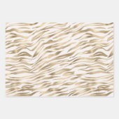 Chic Zebra Afdrukken Inpakpapier Vel (Voorkant)