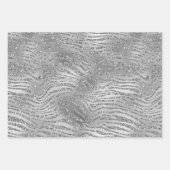 Chic Zebra Afdrukken Inpakpapier Vel (Voorkant 3)