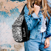 Chic Zebra Afdrukken Sling Bag
