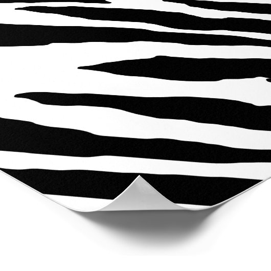 Chic Zebra Print 5 ft banner Light Roze lint (Hoek)