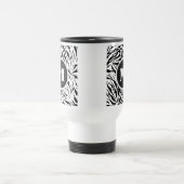 Chic Zebra Print Monogram Reisbeker (Center)