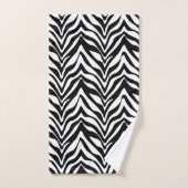 Chic Zebra Stripes Bad Handdoek (Handdoek)