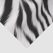 Chic zebraprint bruidsmeisjes jurk tissuepapier (Detail)