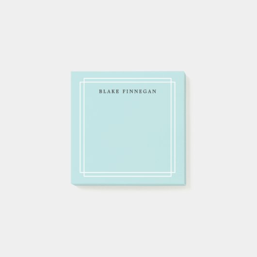 Chic Zee Green | Gepersonaliseerd Post-it® Notes (Voorkant)