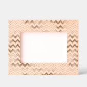 Chic Zigzag Stripes Gegraveerde Lijstjes (Voorkant)
